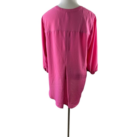 Melissa McCarthy x Seven7 Babydoll Hi Lo Flowy Blouse Plus Size 2X Top HW8794 - Picture 11 of 11